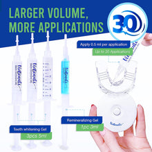 VieBeauti Teeth Whitening Kit - 5X LED Light Tooth Whitener with 35% Carbamide Peroxide, Mouth Trays, Remineralizing Gel and Tray Case - Built-In 10 Minute Timer Restores Your Gleaming White Smile