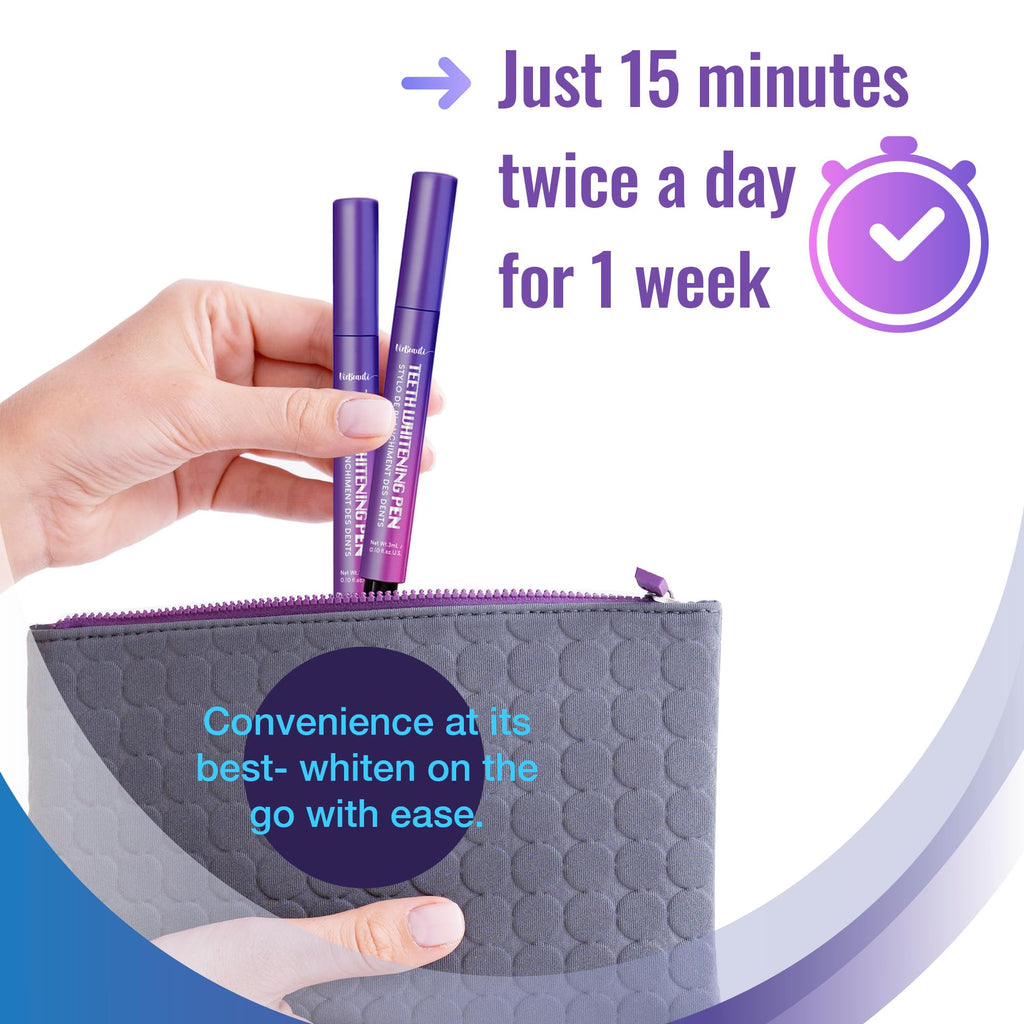 Viebeauti Teeth Whitening Pen Gel Overnight Tooth Whitener with Carba