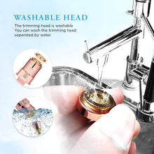 face shaver with washable head