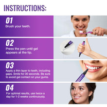 Viebeauti Teeth Whitening Pen Gel: Overnight Tooth Whitener with Carbamide Peroxide for Sensitive Teeth - Professional Dental Stain Remover for an Instant Bright Smile