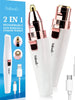 Rechargeable 2-in-1 Eyebrow Trimmer & Facial Hair Shaver